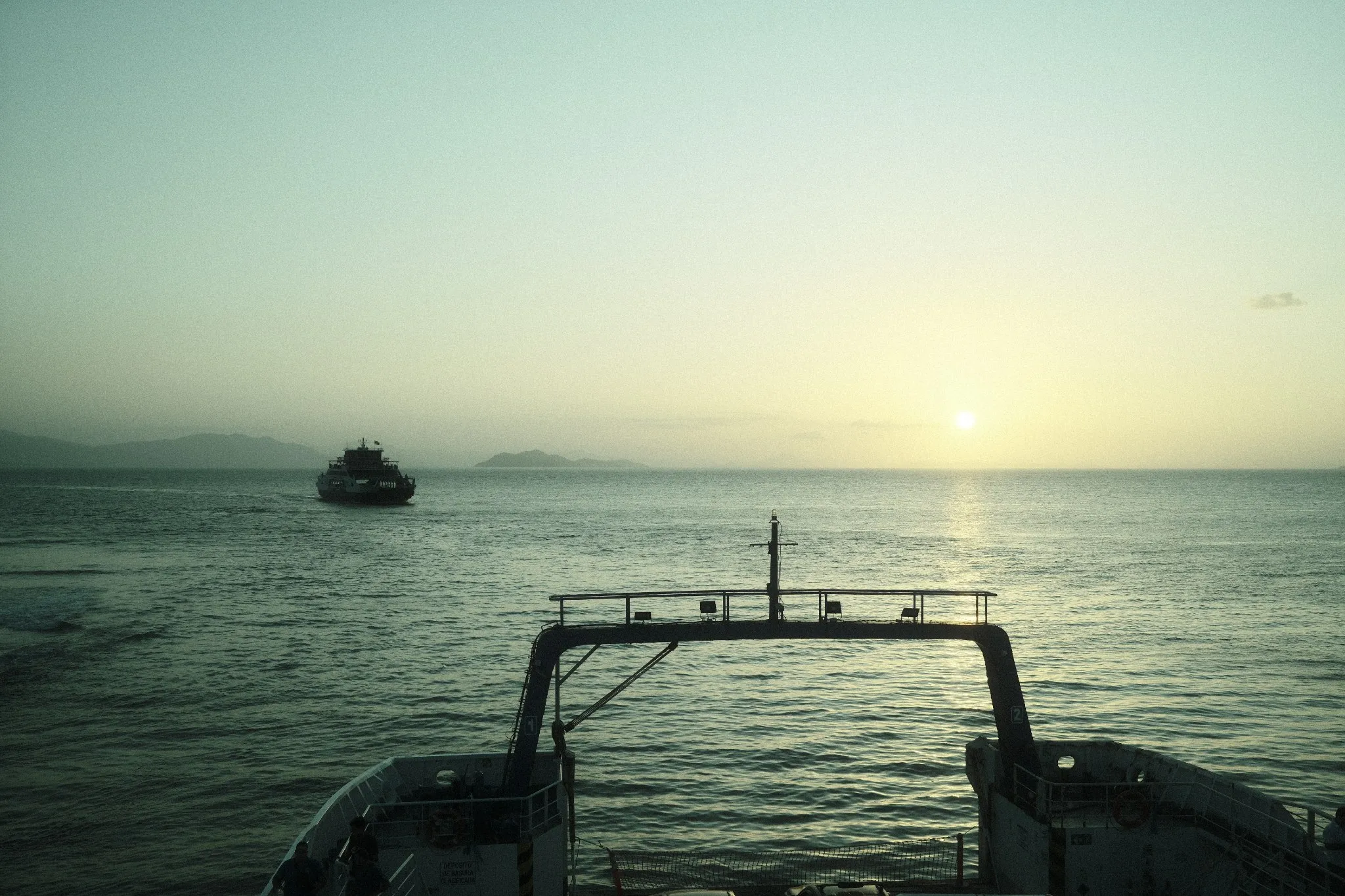 Ocean Sunset, rendered in Pushed CineStill 800T