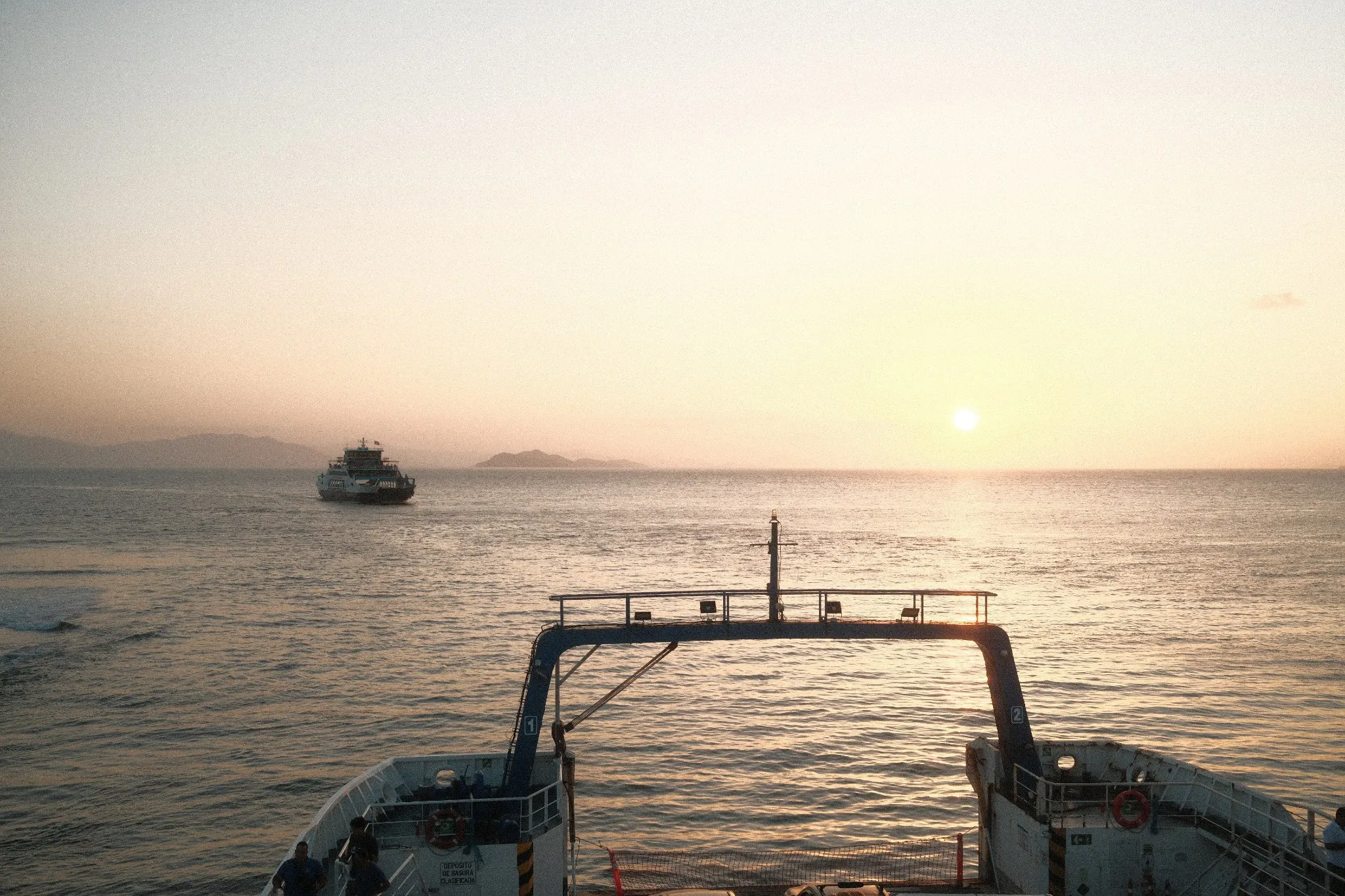 Ocean Sunset, rendered in Vintage Kodachrome