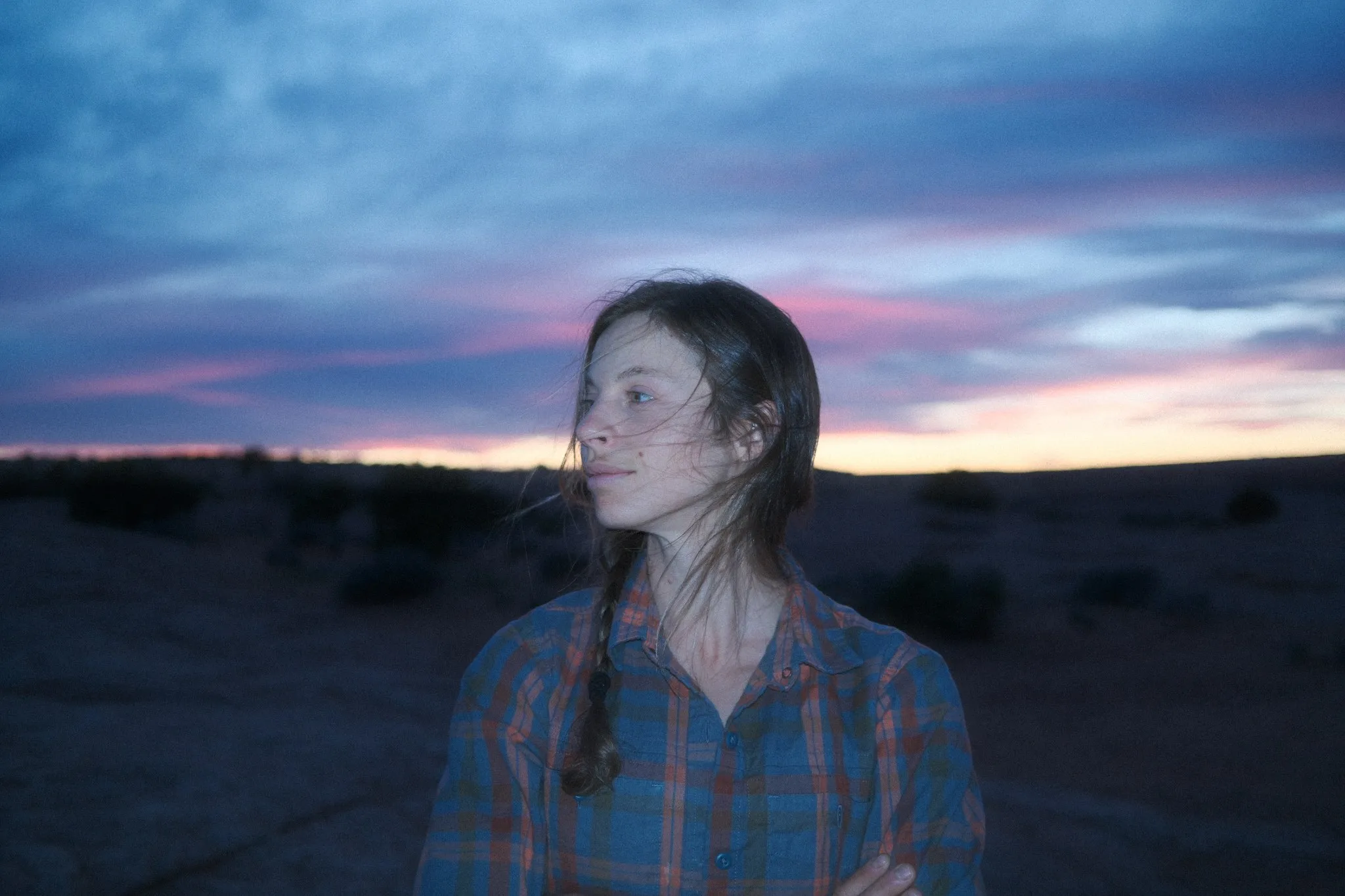 Portrait, rendered in CineStill 800T