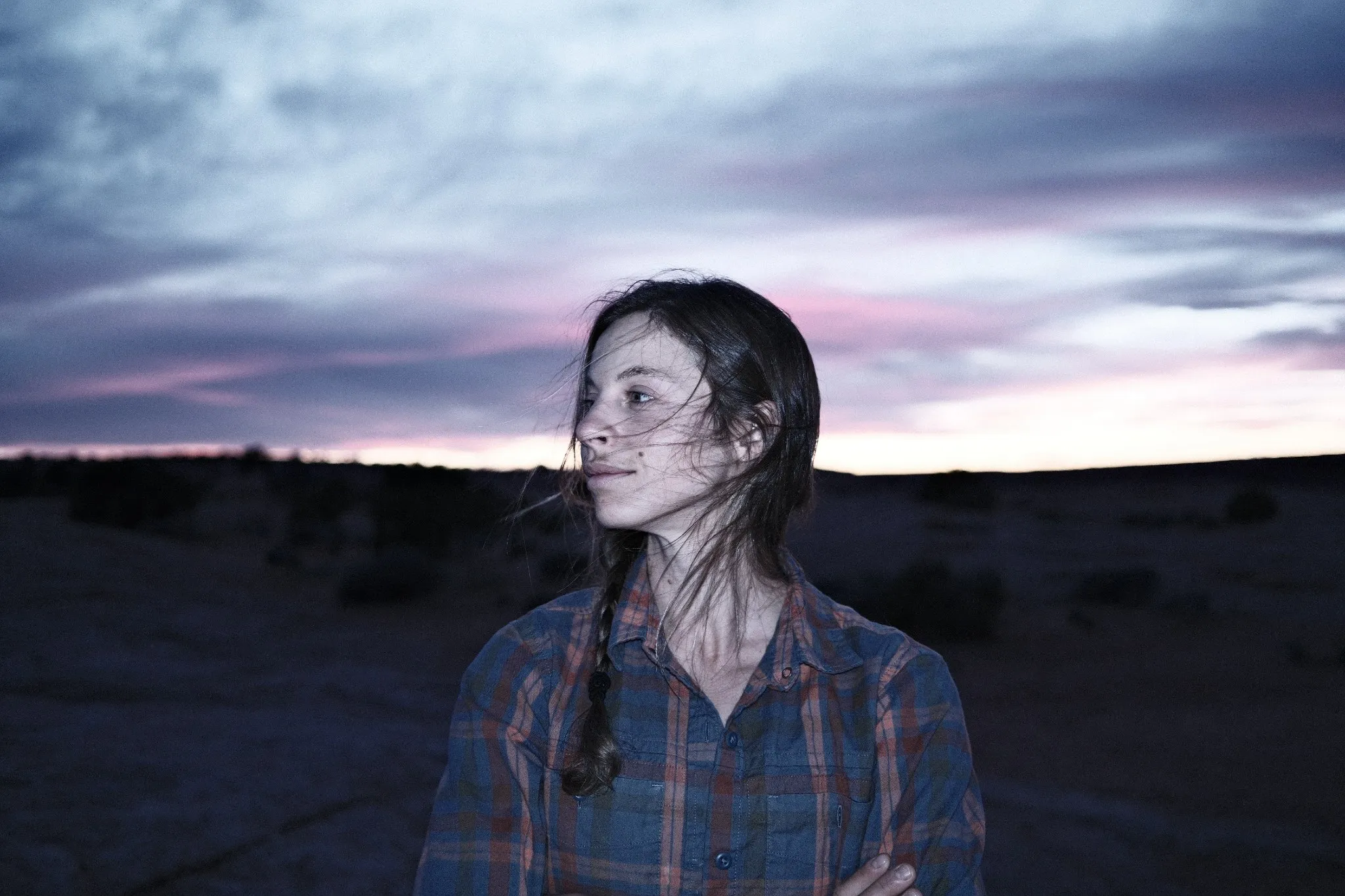 Portrait, rendered in Kodachrome Blue