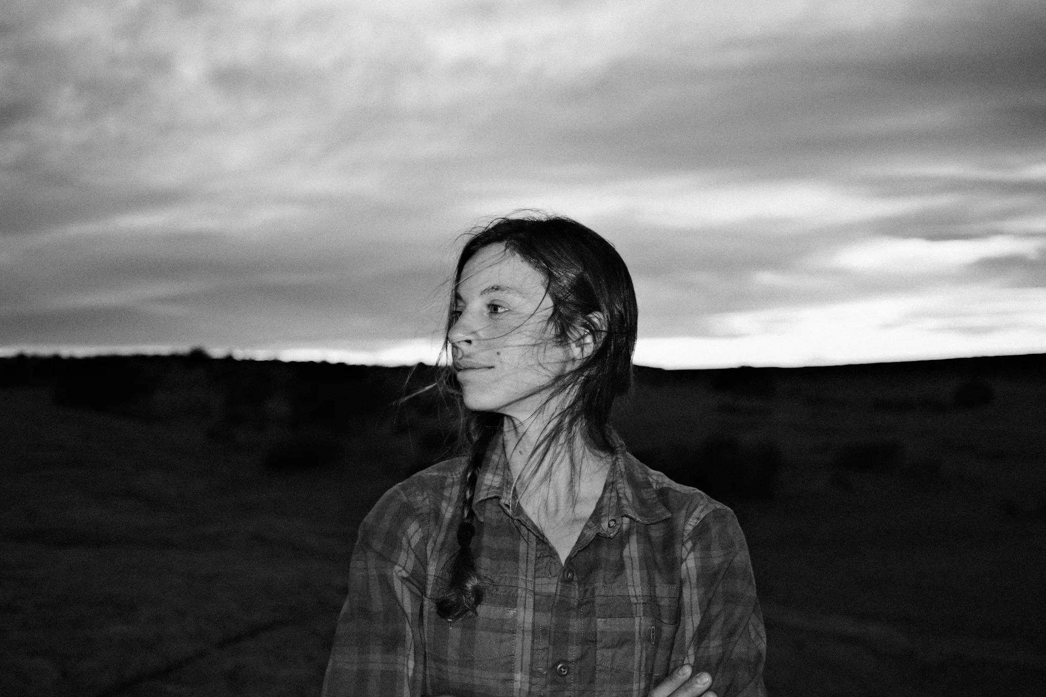 Portrait, rendered in Kodak Tri-X 400